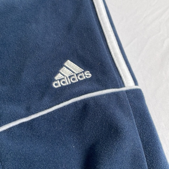 Fuzzy Blue Adidas Joggers Youth Large - Picture 3 of 6